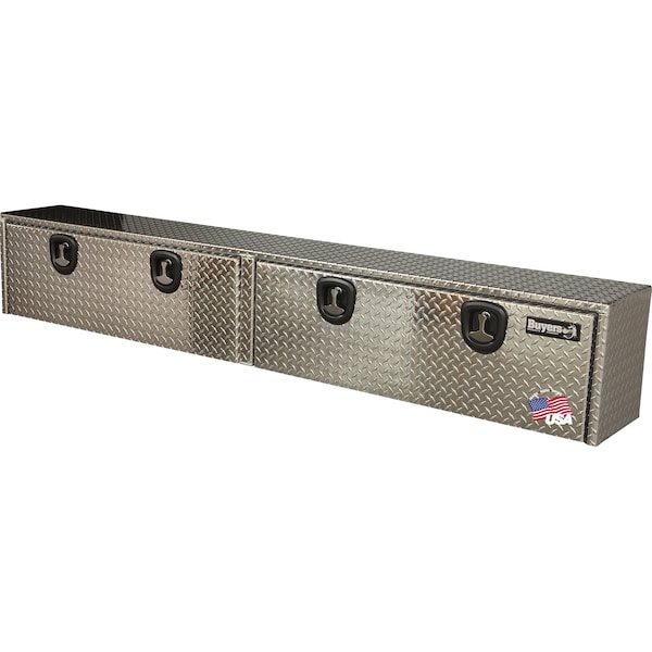 Buyers Products 18x16x96 Inch Diamond Tread Aluminum Topsider Truck Box 1701568 - main